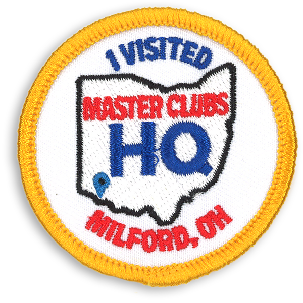 NEW - I Visited Master Clubs HQ Badge