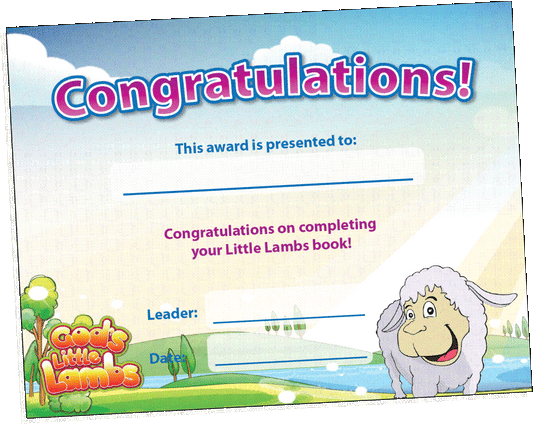 Beginner Book Completion Certificates