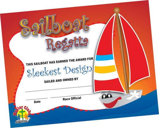 Sailboat Regatta Certificates