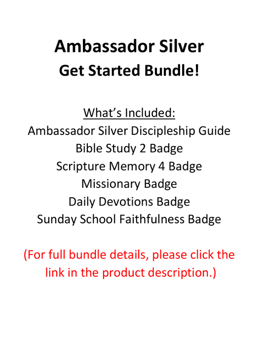 Ambassador Silver Discipleship Guides