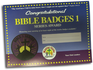 Bible Series Award Certificates