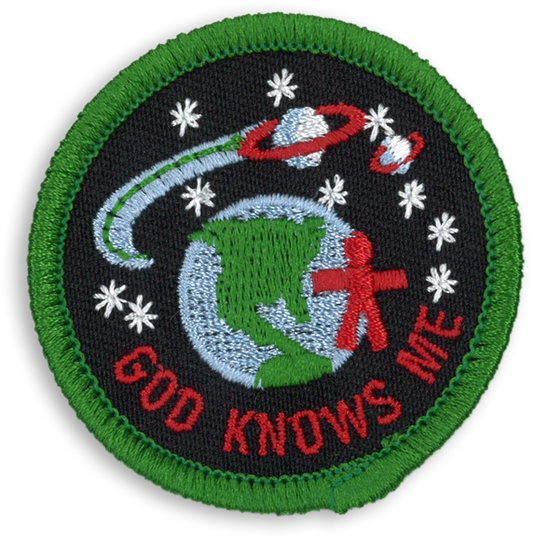 God Knows Me Badge