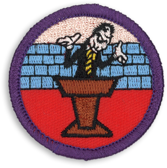Loving My Pastor Badge