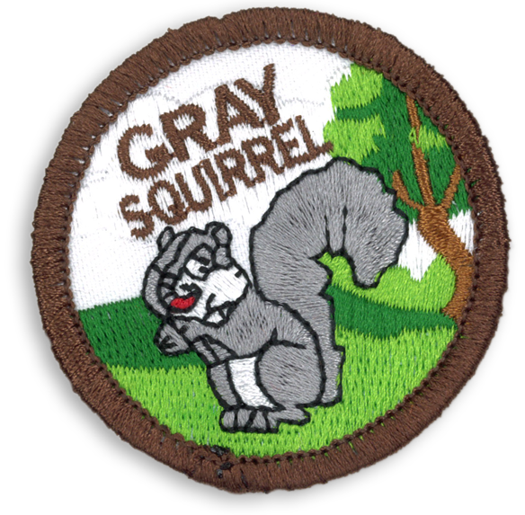 Gray Squirrel Badge