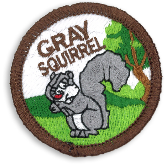 Gray Squirrel Badge