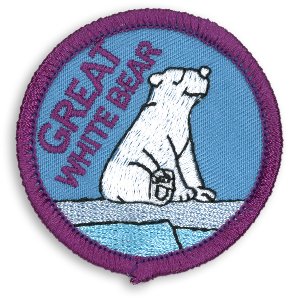 Great White Bear Badge