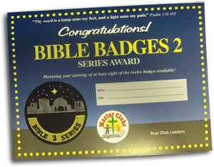 Bible Series Award Certificates