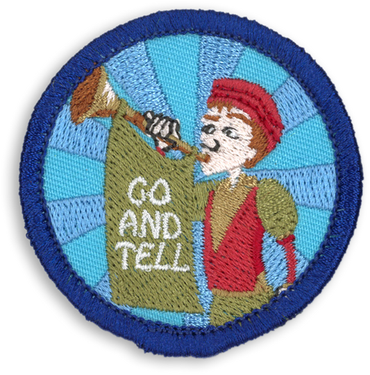 Go and Tell Badge