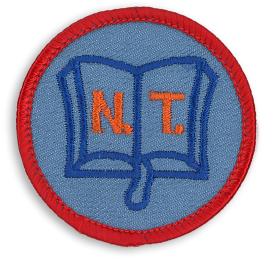 OLD  New Testament Badge