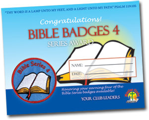 Bible Series Award Certificates
