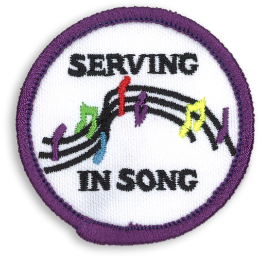 Serving in Song Badge