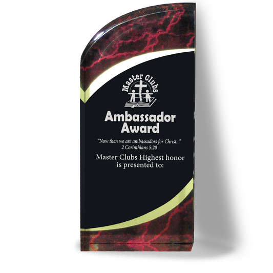 Ambassador Award - email with inscription required
