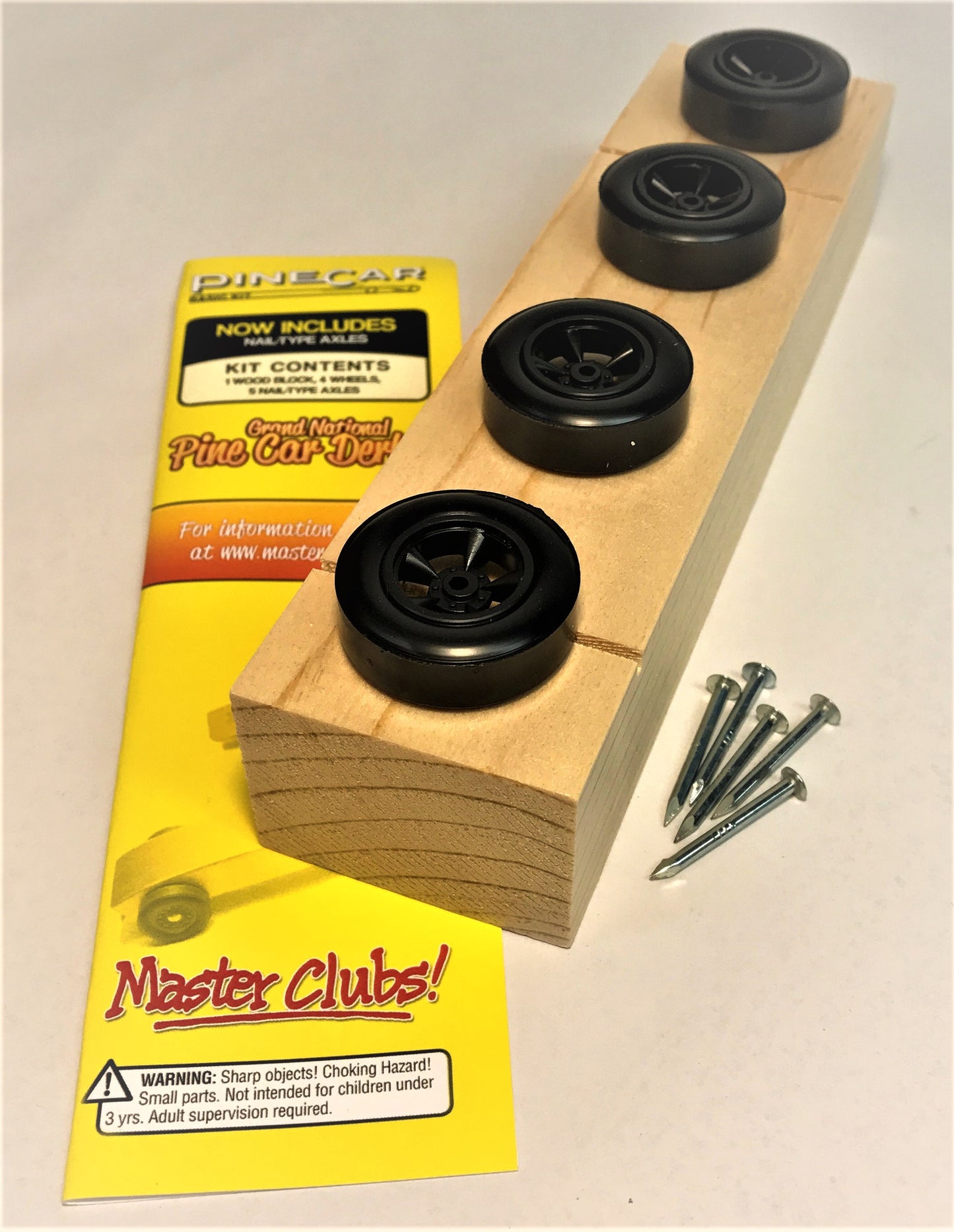 Pine Car Nail Axle Kits
