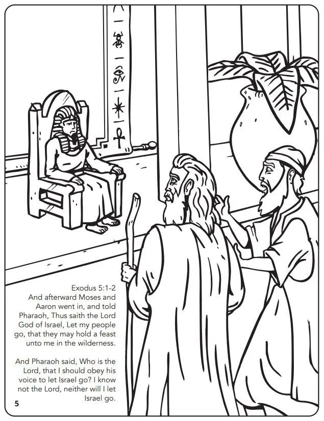 Bible Character Coloring Books