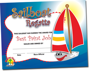 Sailboat Regatta Certificates