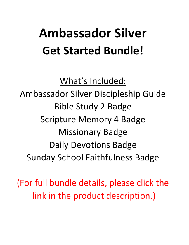 Ambassador Silver Discipleship Guides