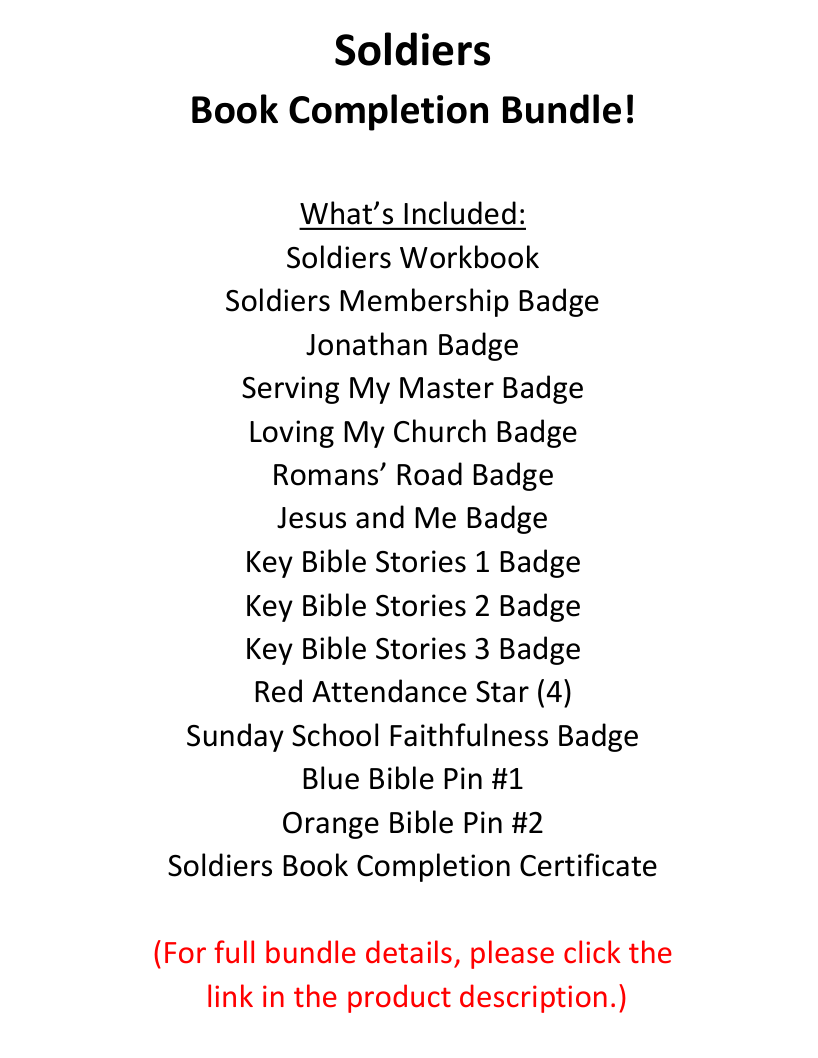 Soldiers Workbooks