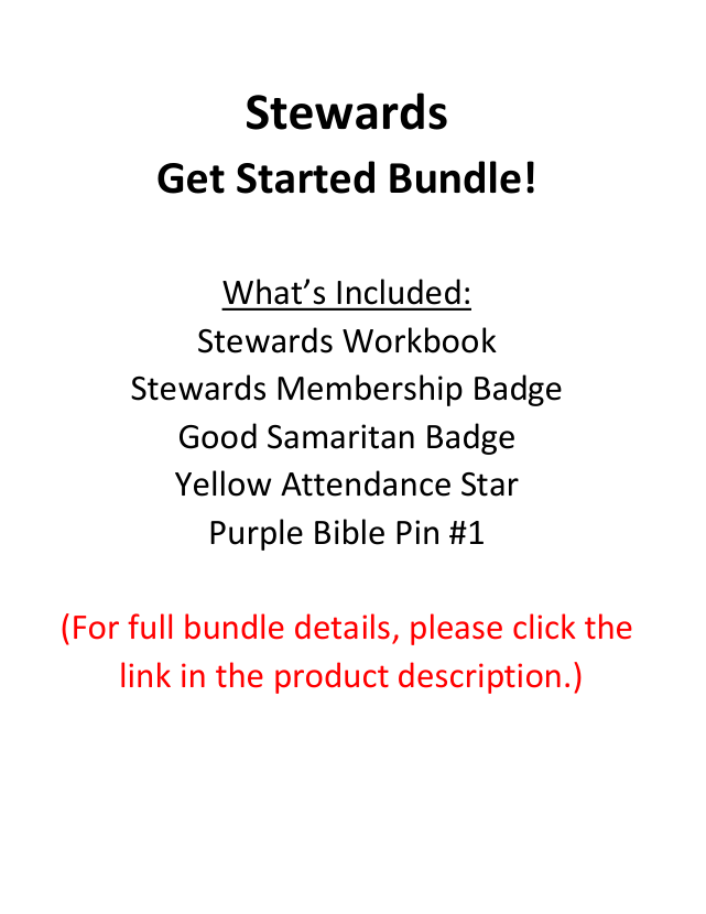 Stewards Workbooks