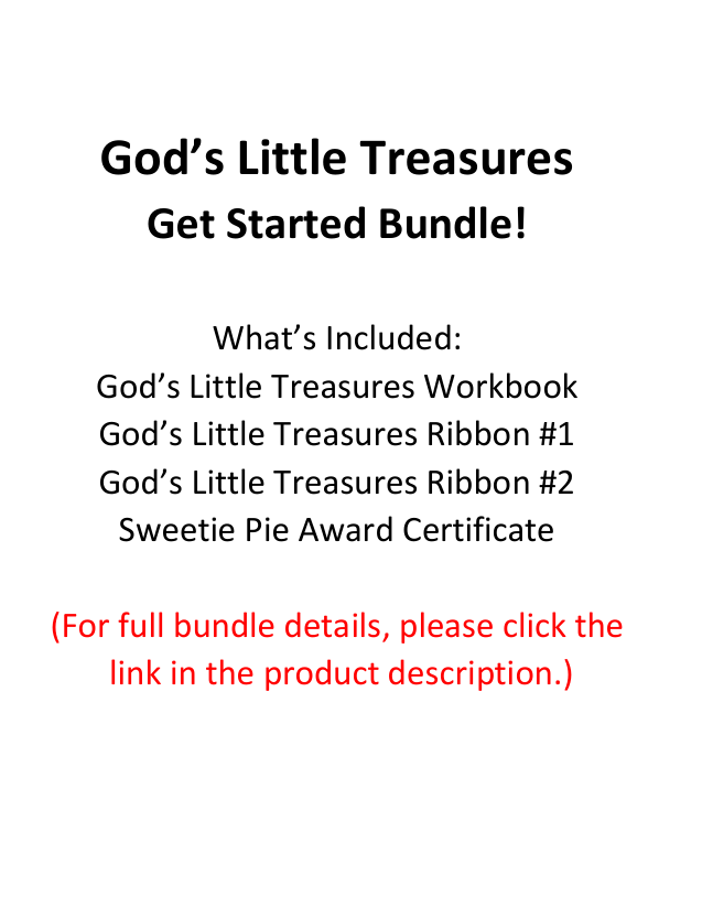 God's Little Treasures Workbooks