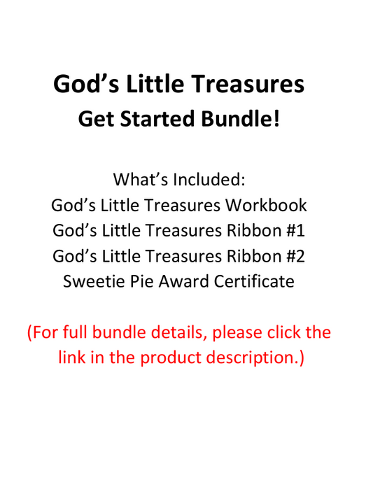 God's Little Treasures Workbooks