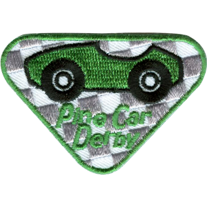 Pine Car Participation Badge-Green
