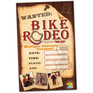 Bike Rodeo Wall Poster