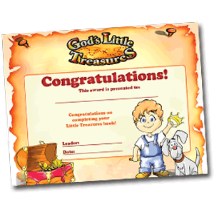 Little Treasures Year End Certificate