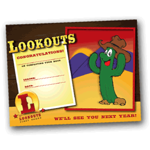 Lookouts Year End Certificate