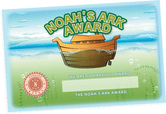 Noah's Ark 8 Week Certificate