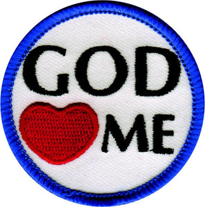 God Loves Me Badge