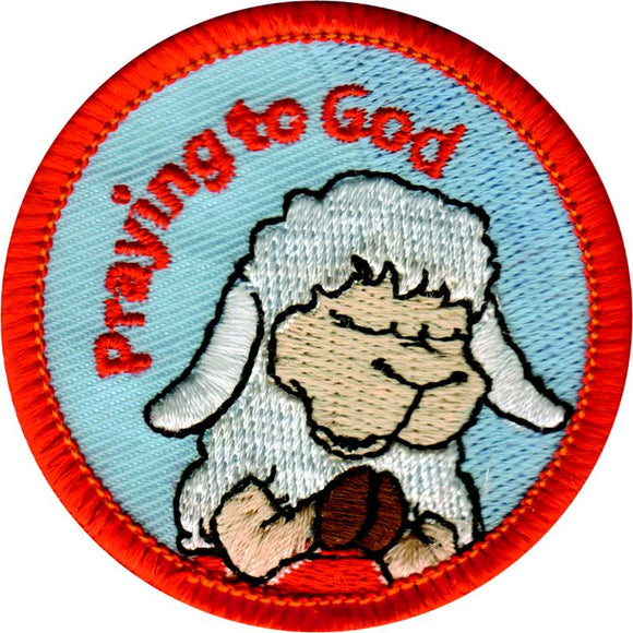 Praying To God Badge