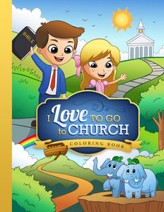 I Love to Go to Church - Coloring Book