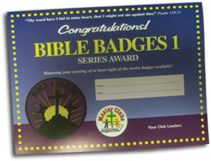 Bible Series 1 Award Certificate