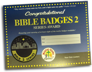 Bible Series 2 Award Certificate