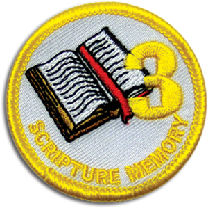 Scripture Memory 3 Badge