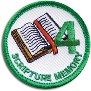Scripture Memory 4 Badge – Master Clubs