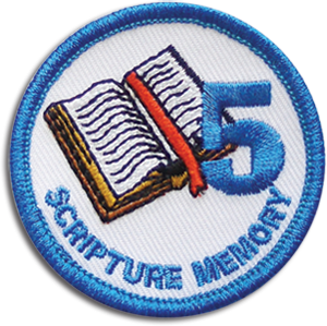 Scripture Memory 5 Badge