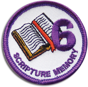 Scripture Memory 6 Badge – Master Clubs