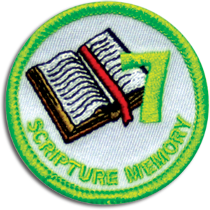 Scripture Memory 7 Badge