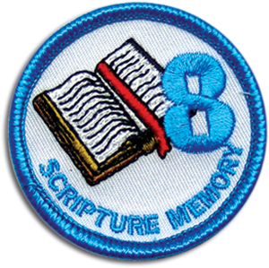 Scripture Memory 8 Badge – Master Clubs
