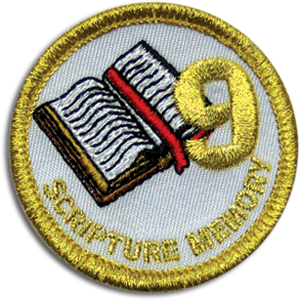 Scripture Memory 9 Badge – Master Clubs