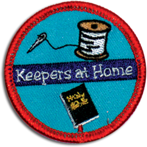 Keepers At Home Badge