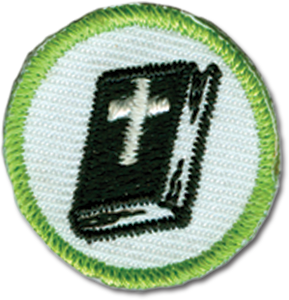 Green Bible Badge