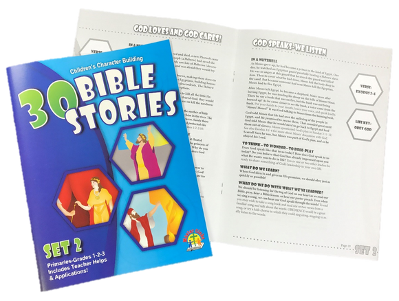 30 Bible Stories for Primaries Set #2
