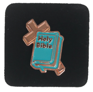 Green Bible Pin #1- First Grade