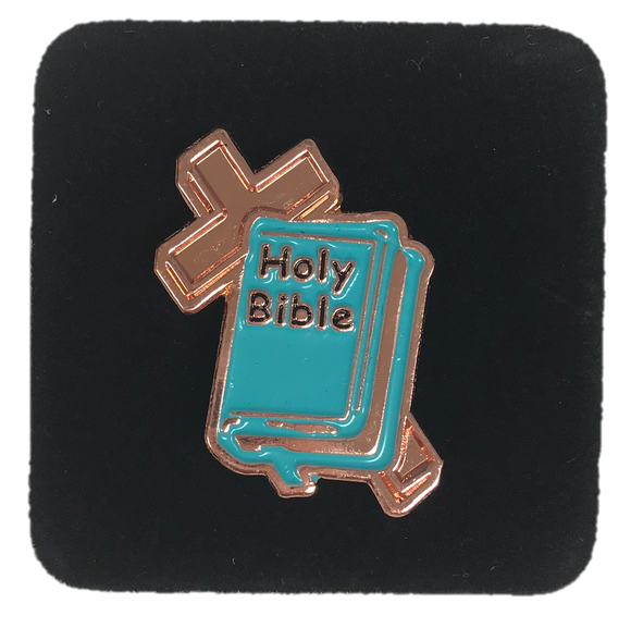 Green Bible Pin #1- First Grade