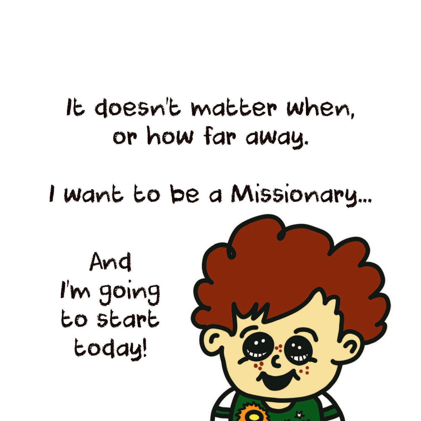 I Want to Be a Missionary - Edwards