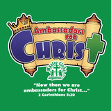 Ambassadors Child Medium T-Shirt Green (10/12)