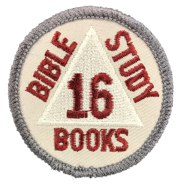 OLD Discovery Bible Books 16 Badge