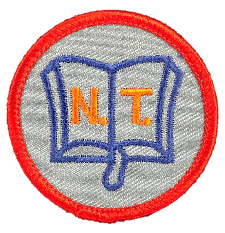 OLD  New Testament Badge